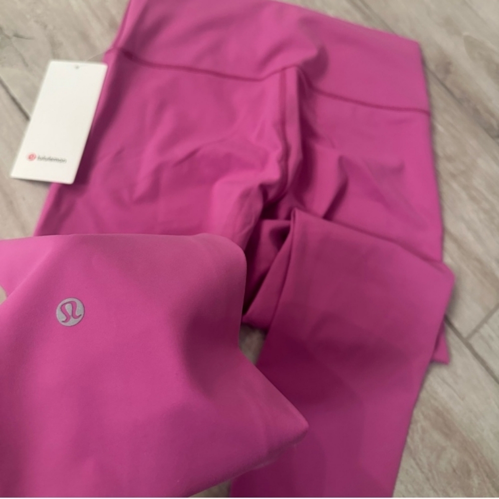 NWT 🍋 Lululemon 🍋 Wunder Train 25" size 6 POW PINK TONE - Picture 5 of 12